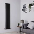 Радиатор Rastas Aurora 1 1800x360 RAL9005 Подключение нижнее по центру