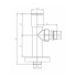 Комплект кранів Arttidesign подовжений 1/2” x 1/2” білий матовий