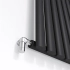 Радиатор Ideale Adele 11 1500x472 8 секций RAL9005 Подключение боковое разностороннее