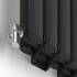Радиатор Ideale Adele 12 1500x472 8 секций RAL9005 Подключение боковое разностороннее
