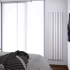 Радиатор Ideale Jolanda 12 1800x236 4 секций RAL9016 Подключение боковое разностороннее