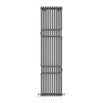 Ideale Zeta 12 1800x460 10 секцій RAL7012 Антрацит