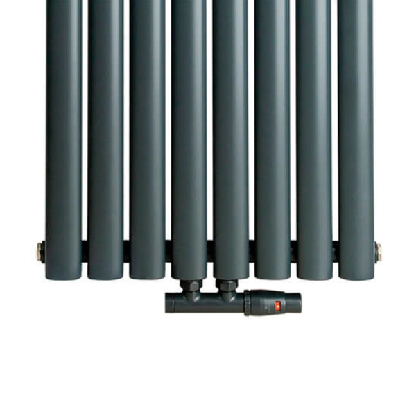Радіатор Rastas Aurora 1 1800x480 RAL7016 Підключення бокове різнобічне
