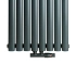Радіатор Rastas Aurora 1 1800x480 RAL7016 Підключення бокове різнобічне