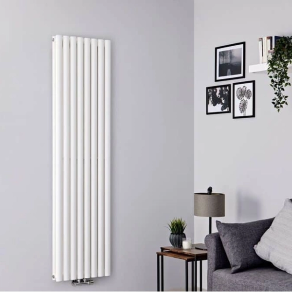 Радиатор Rastas Aurora 2 1800x600 RAL9016 Подключение нижнее по центру