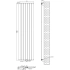 Радиатор Arttidesign Livorno 7/2000/476/50 белый матовый Подключение нижнее по центру