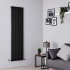 Радиатор Rastas Aurora 1 1800x480 RAL9005 Подключение нижнее по центру
