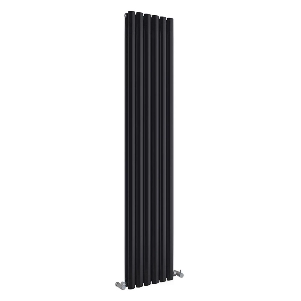 Радиатор Rastas Aurora 2 1800x360 RAL9005 Подключение нижнее по центру